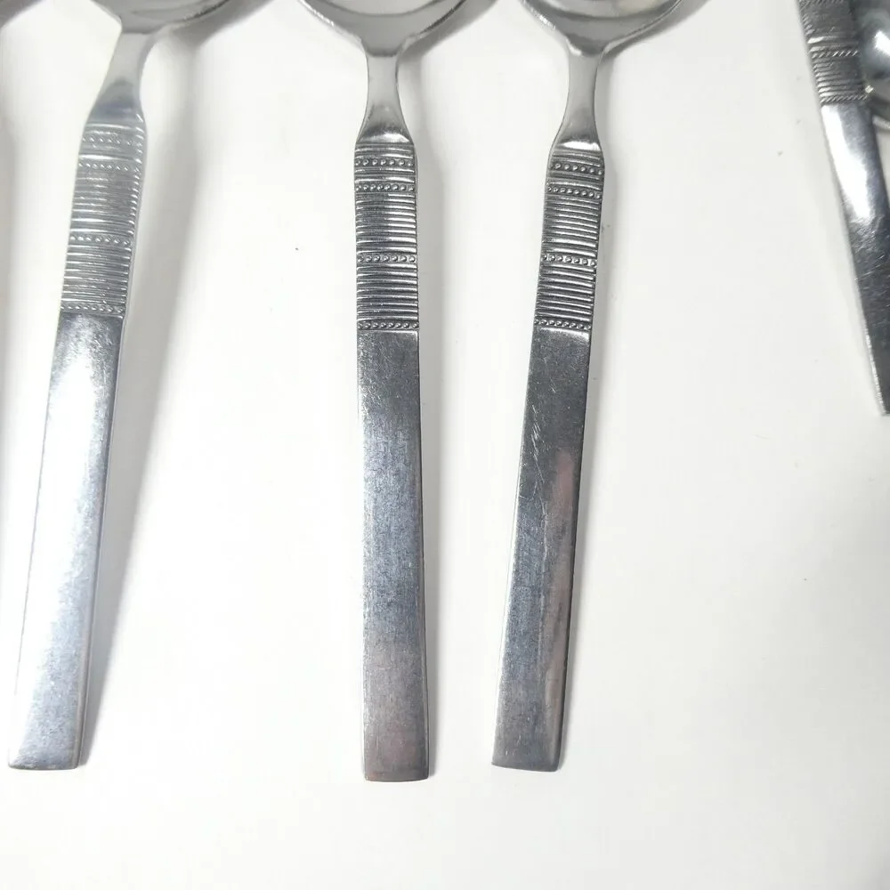 Oneida Northland Northport Stainless Flatware Lot Lines Vintage 30pc Lot